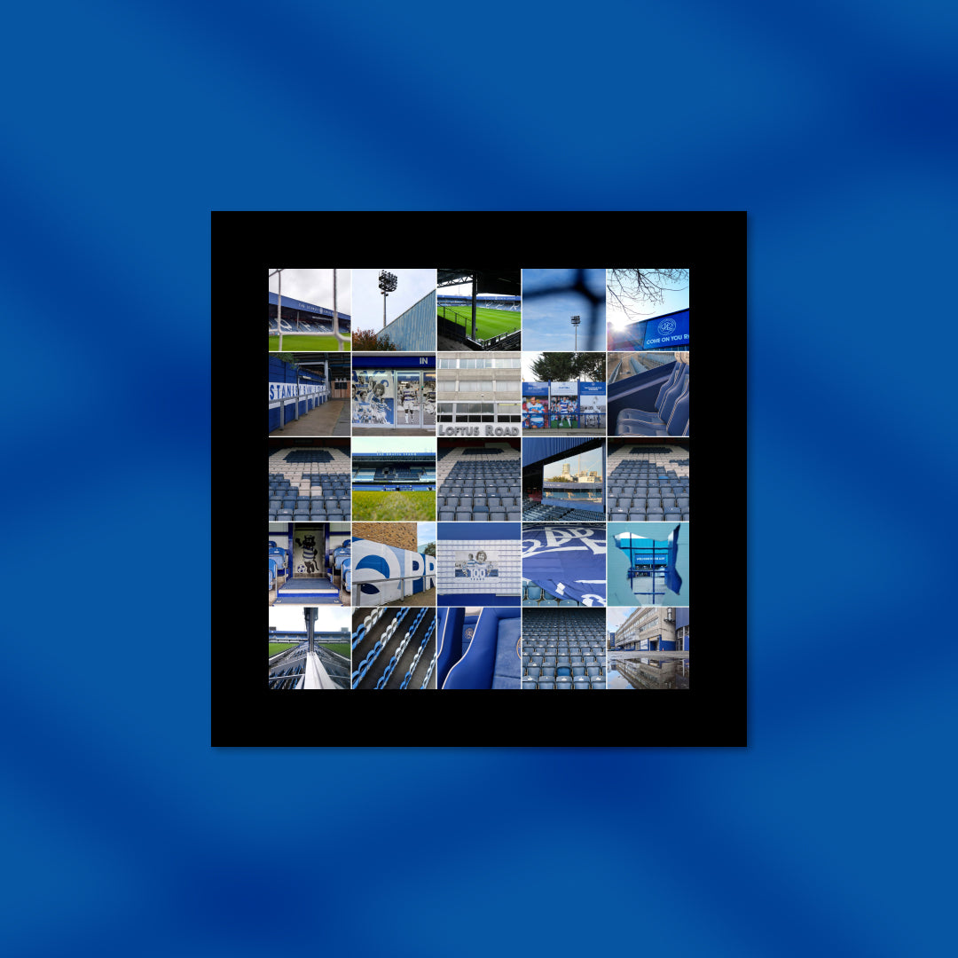 QPR Loftus Road Coaster - Montage – Our Stadium, Our Home